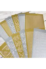 HUNKYDORY CRAFTS LTD. HUNKYDORY SET 1 CHRISTMAS BORDERS & CORNERS PEEL OFFS