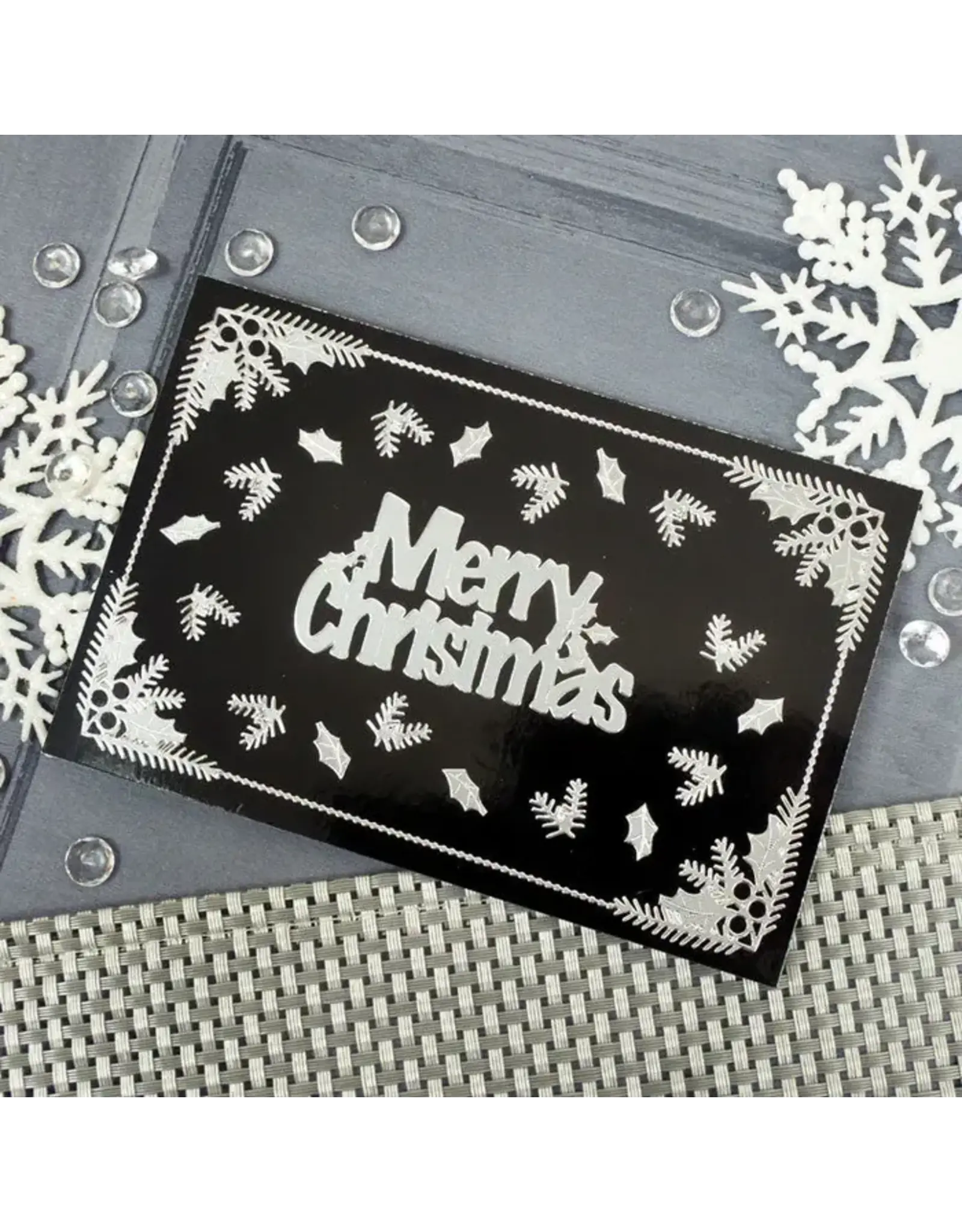 HUNKYDORY CRAFTS LTD. HUNKYDORY SET 1 CHRISTMAS BORDERS & CORNERS PEEL OFFS