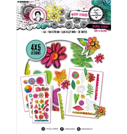 STUDIOLIGHT STUDIOLIGHT ART BY MARLENE SIGNATURE COLLECTION COLORFUL ELEMENTS A5 WASHI STICKERS