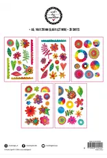 STUDIOLIGHT STUDIOLIGHT ART BY MARLENE SIGNATURE COLLECTION COLORFUL ELEMENTS A5 WASHI STICKERS