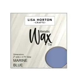 LISA HORTON CRAFTS LISA HORTON CRAFTS METALLIC WAX TIN - MARINE BLUE