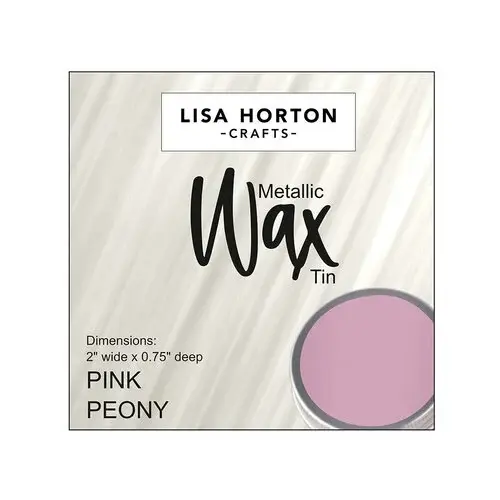 LISA HORTON CRAFTS LISA HORTON CRAFTS METALLIC WAX TIN - PEONY PINK