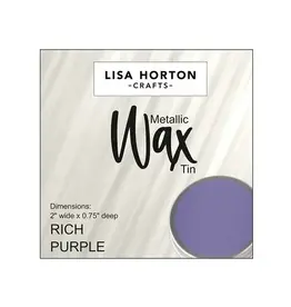 LISA HORTON CRAFTS LISA HORTON CRAFTS METALLIC WAX TIN - RICH PURPLE