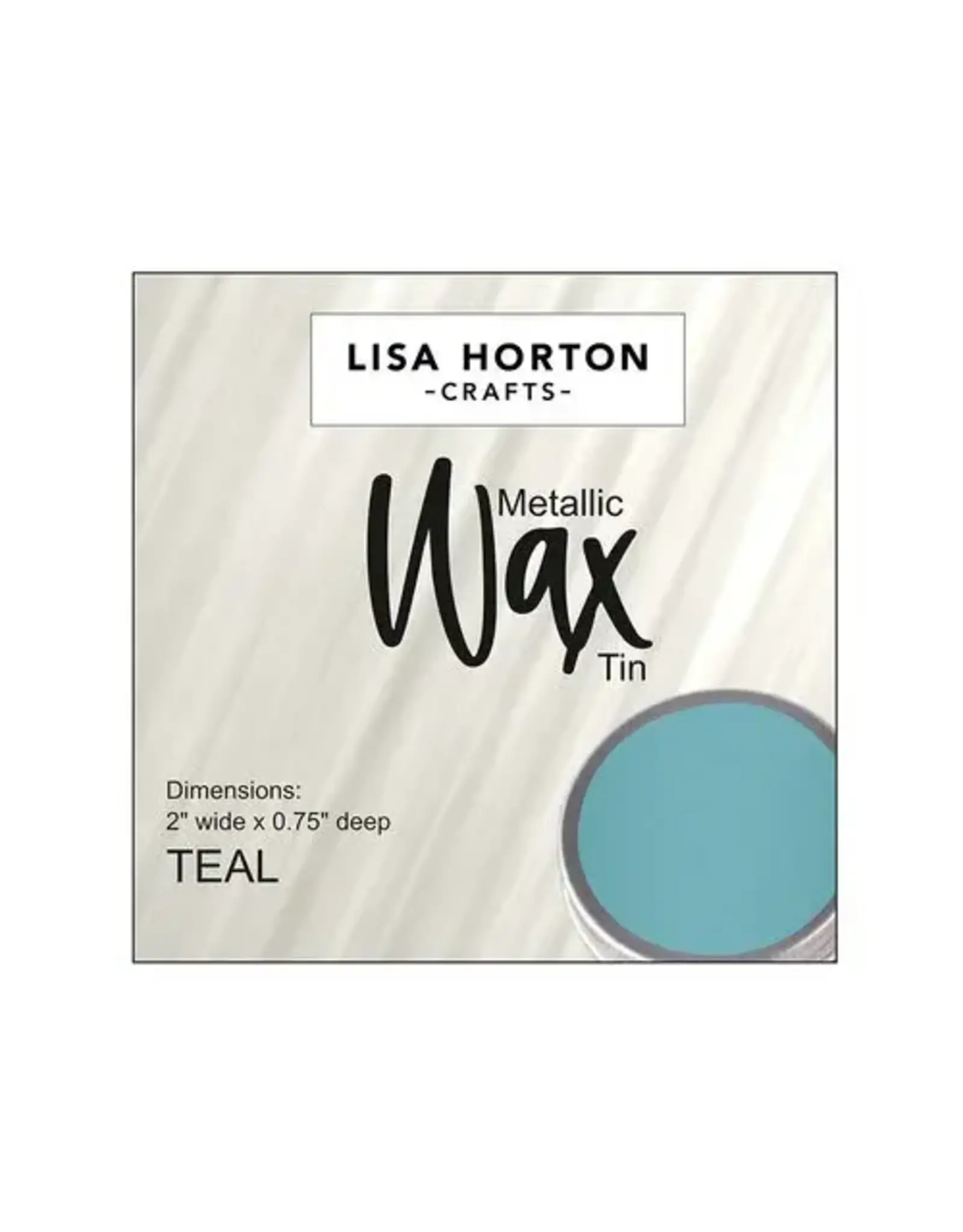 LISA HORTON CRAFTS LISA HORTON CRAFTS METALLIC WAX TIN - TEAL