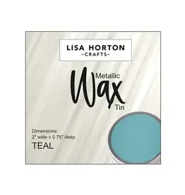 LISA HORTON CRAFTS LISA HORTON CRAFTS METALLIC WAX TIN - TEAL