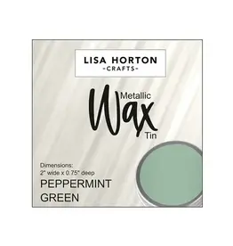 LISA HORTON CRAFTS LISA HORTON CRAFTS METALLIC WAX TIN - PEPPERMINT GREEN