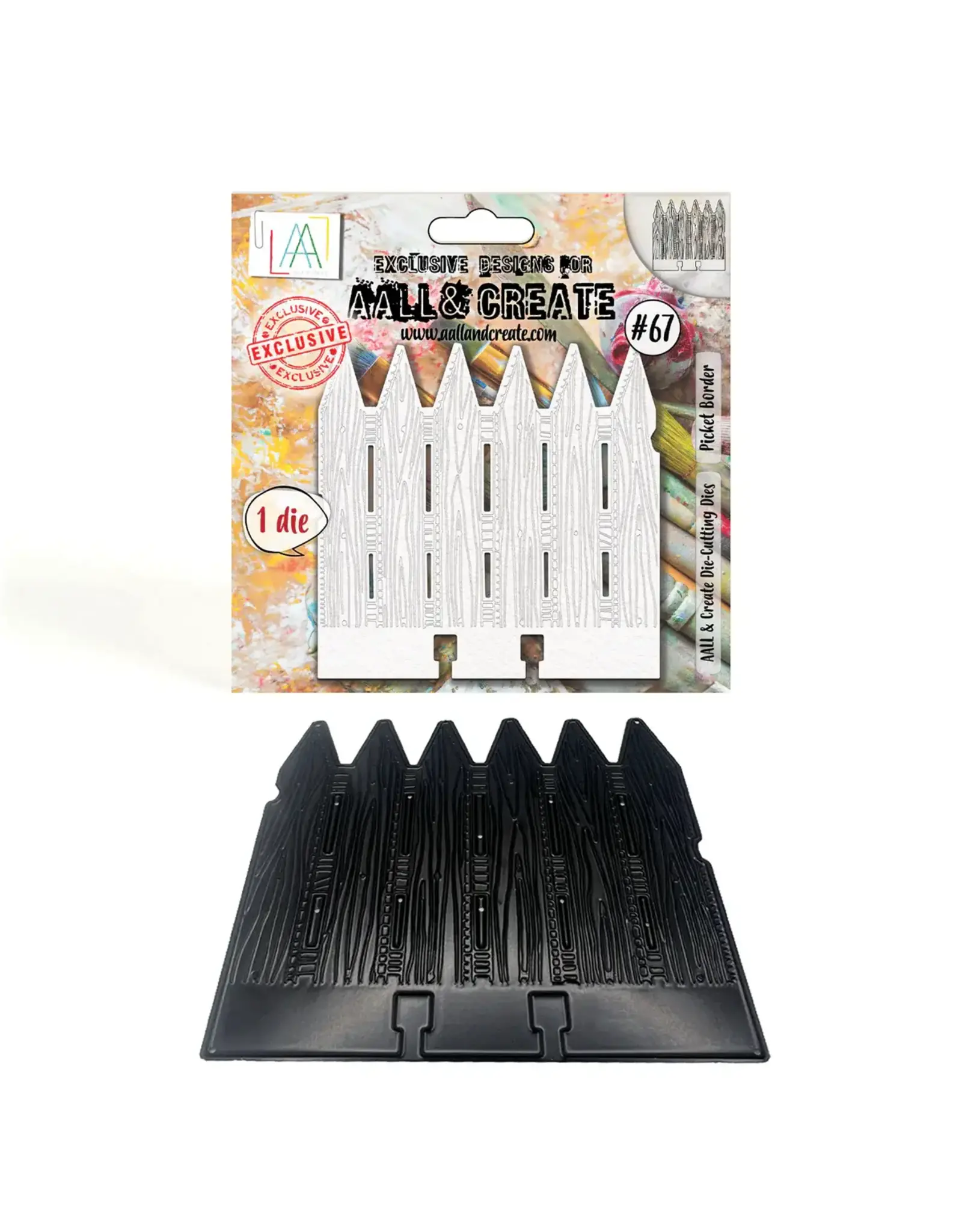 AALL & CREATE AALL & CREATE #67 PICKET BORDER DIE