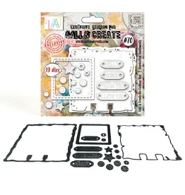 AALL & CREATE AALL & CREATE #70 STARBOLTED SENTIMENTS DIE SET