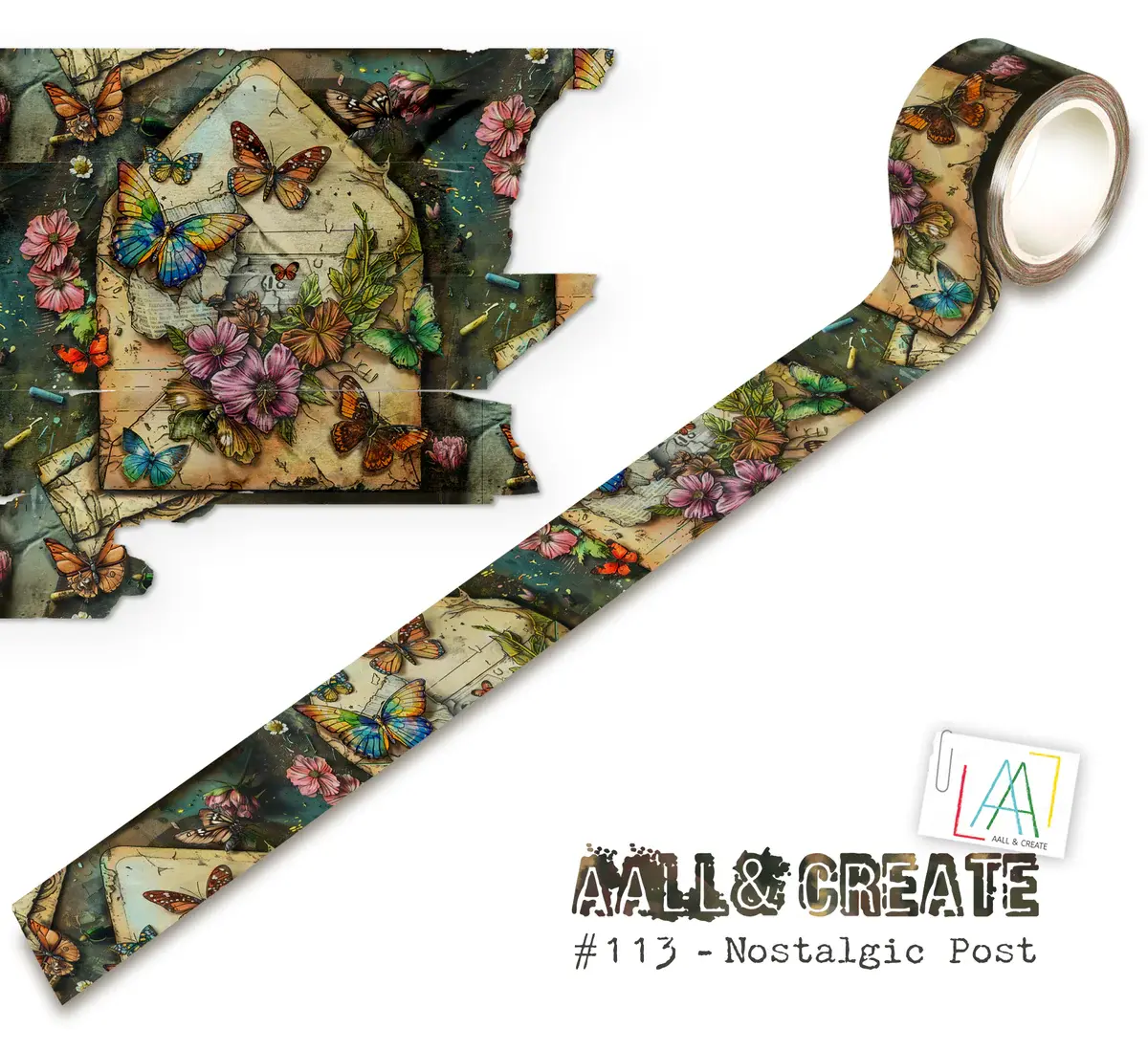 AALL & CREATE AALL & CREATE #113 NOSTALGIC POST WASHI TAPE