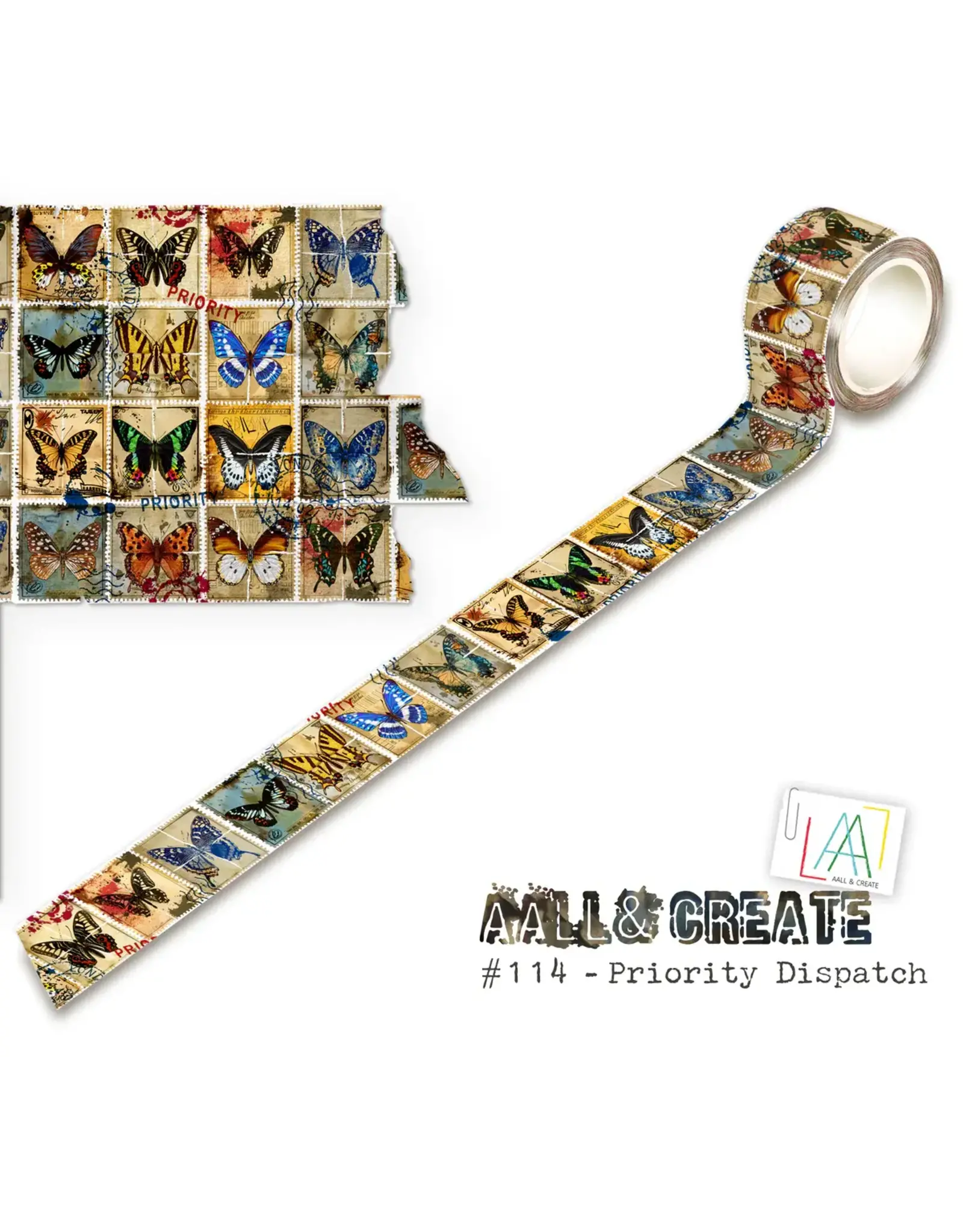 AALL & CREATE AALL & CREATE #114 PRIORITY DISPATCH WASHI TAPE