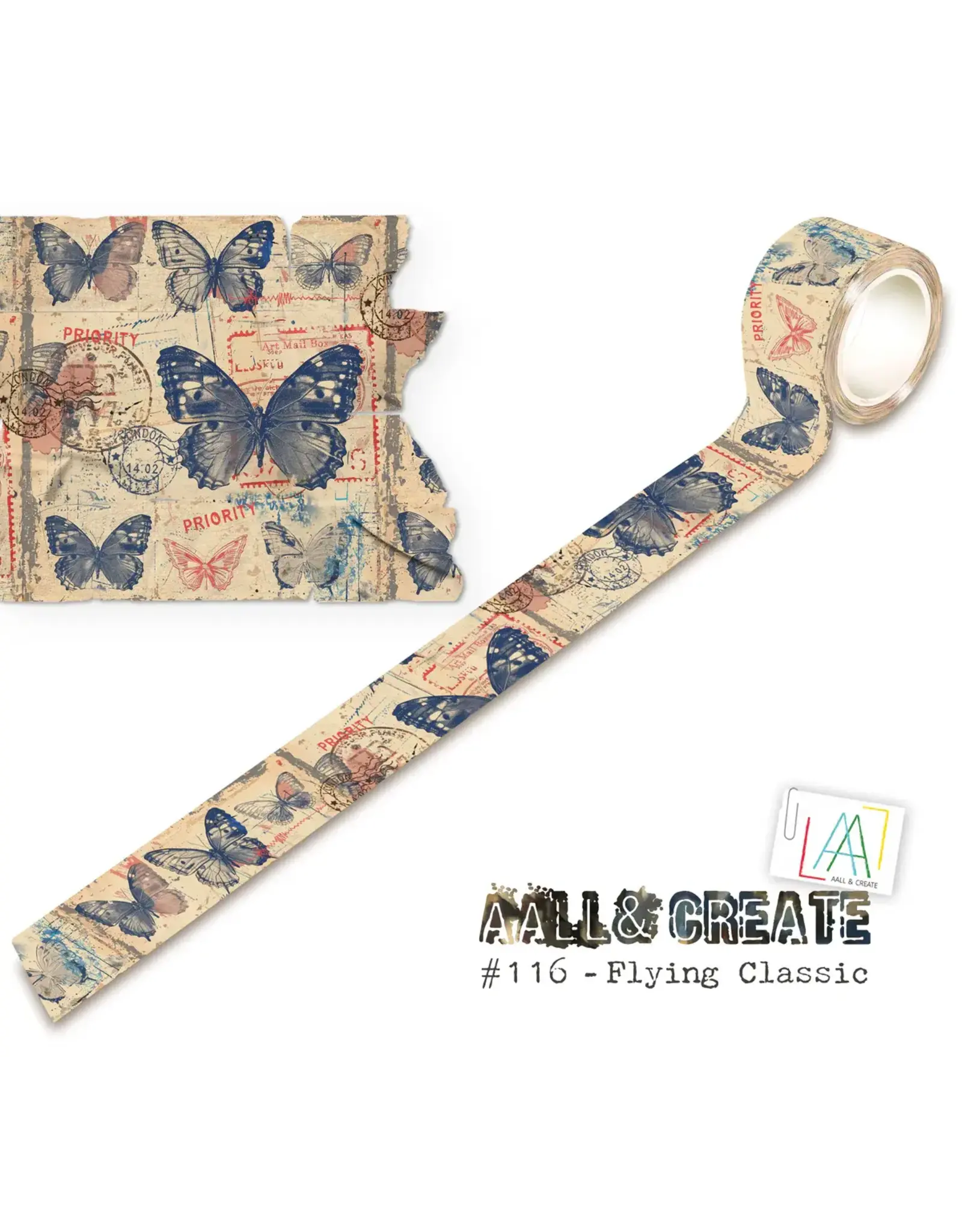 AALL & CREATE AALL & CREATE #116 FLYING CLASSIC WASHI TAPE