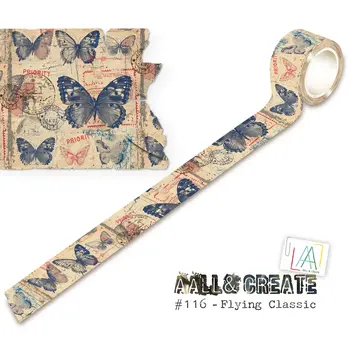 AALL & CREATE AALL & CREATE #116 FLYING CLASSIC WASHI TAPE