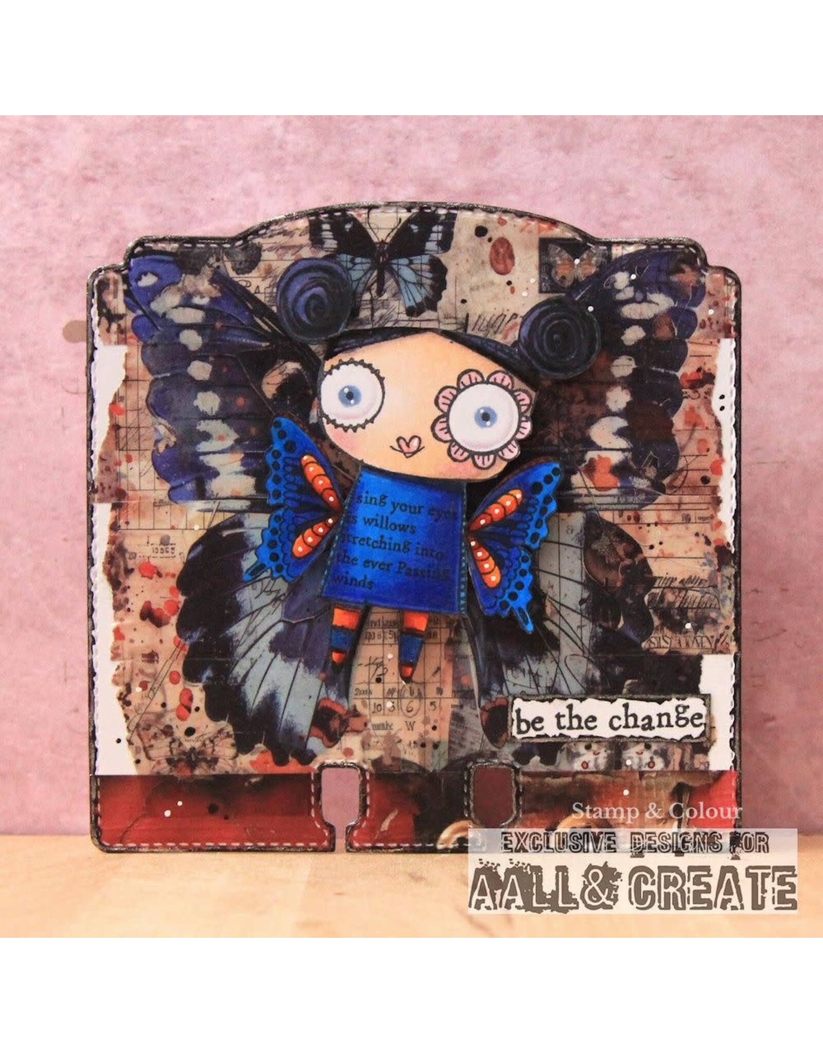 AALL & CREATE AALL & CREATE #117 CORAL WINGS WASHI TAPE
