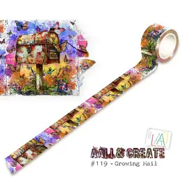 AALL & CREATE AALL & CREATE #119 GROWING MAIL WASHI TAPE