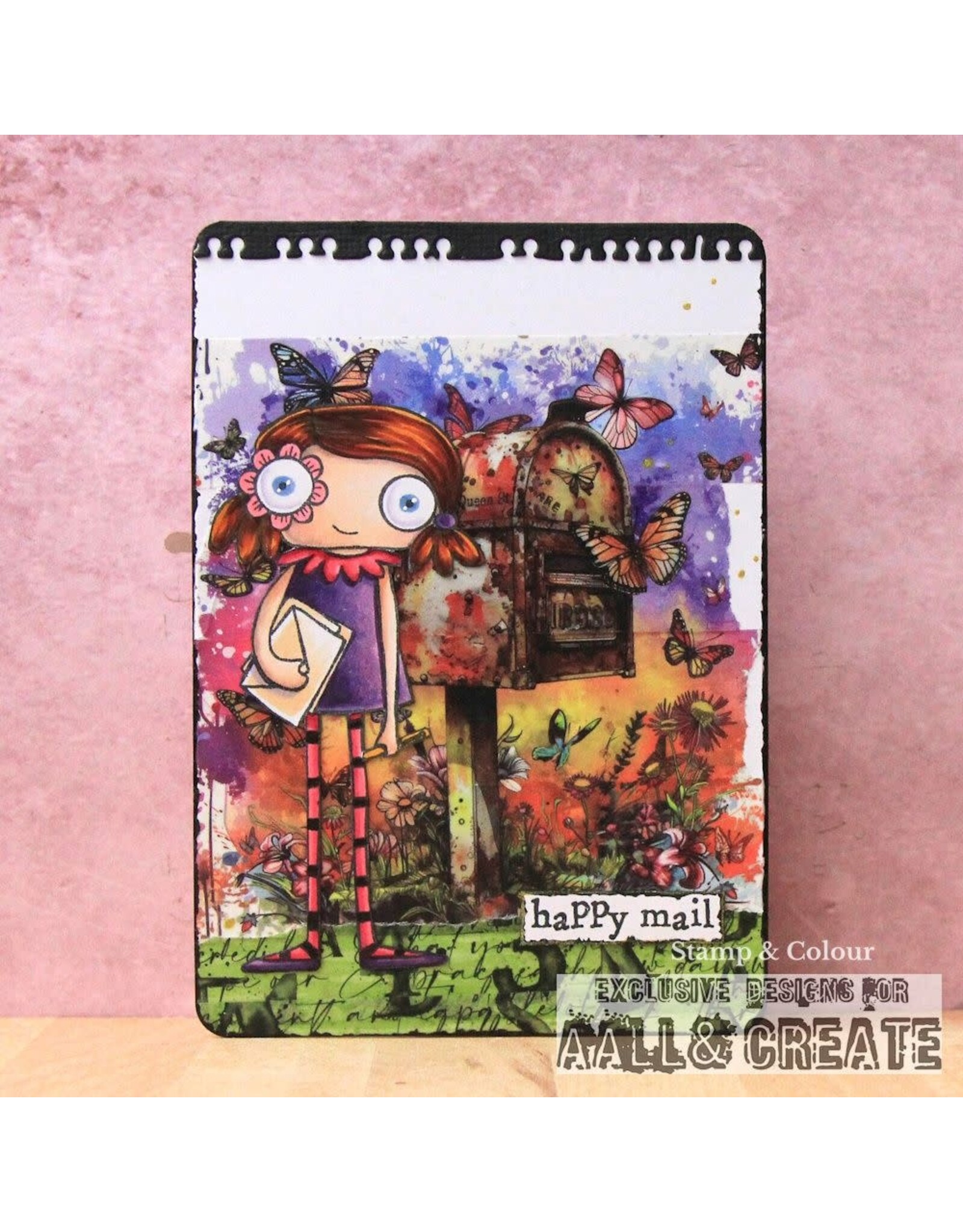 AALL & CREATE AALL & CREATE #119 GROWING MAIL WASHI TAPE