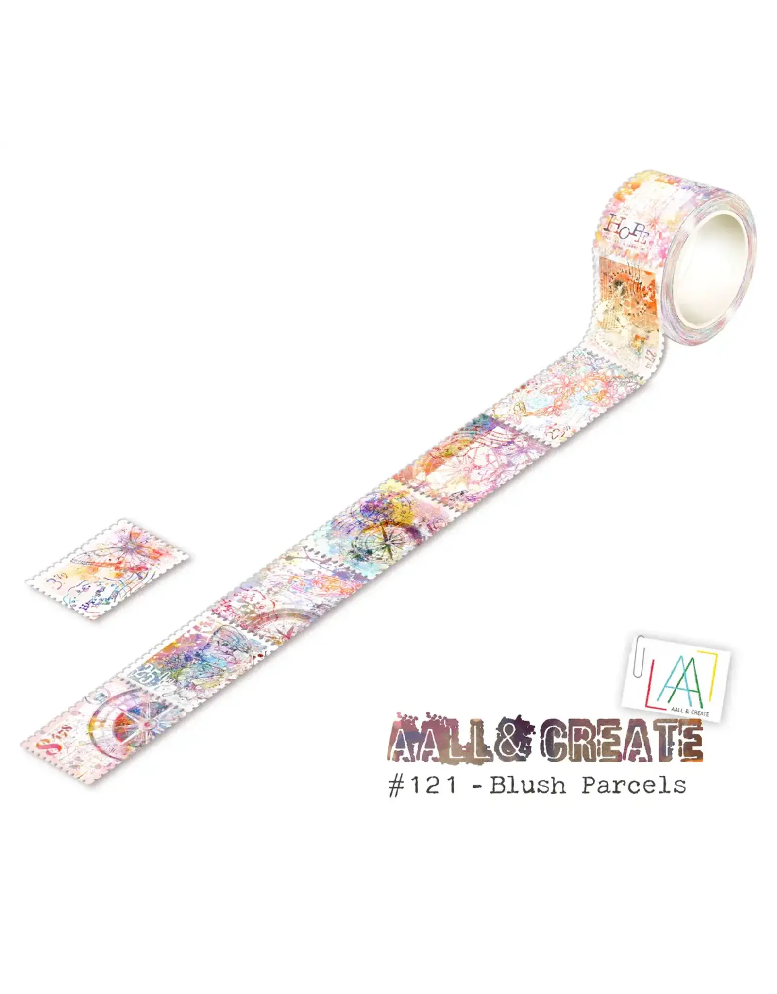 AALL & CREATE AALL & CREATE #121 BLUSH PARCELS WASHI TAPE