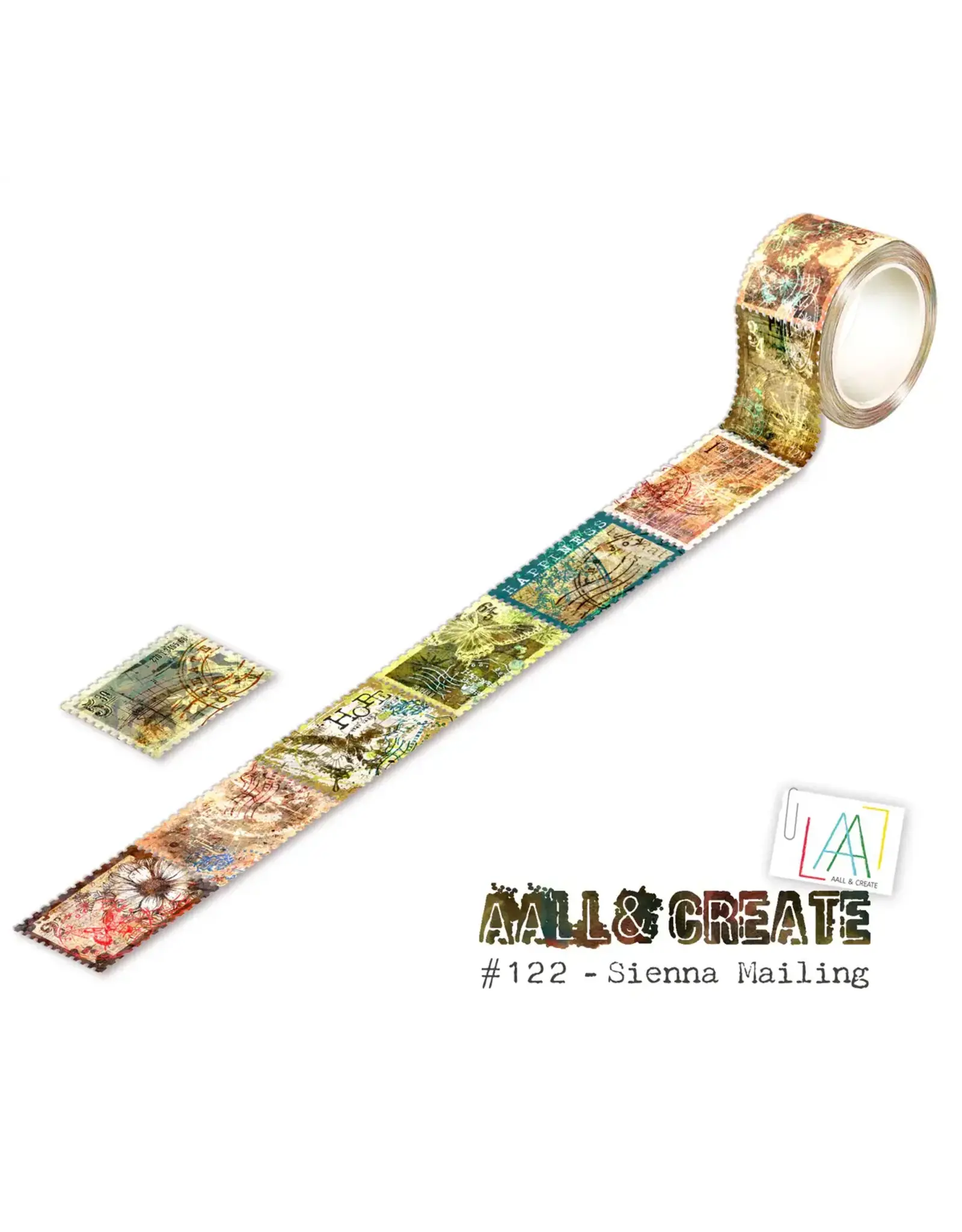 AALL & CREATE AALL & CREATE #122 SIENNA MAILING WASHI TAPE