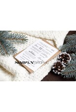 SIMPLY GRAPHIC SIMPLY GRAPHIC PLANCHE L'HIVER EST LÀ CLEAR STAMP SET
