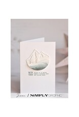 SIMPLY GRAPHIC SIMPLY GRAPHIC PLANCHE L'HIVER EST LÀ CLEAR STAMP SET