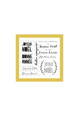 SIMPLY GRAPHIC SIMPLY GRAPHIC PLANCHE KIT CARTERIE NOEL CLEAR STAMP SET