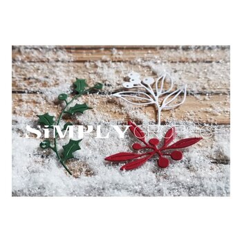SIMPLY GRAPHIC SIMPLY GRAPHIC DIES BRANCHES DE NOEL DIE SET