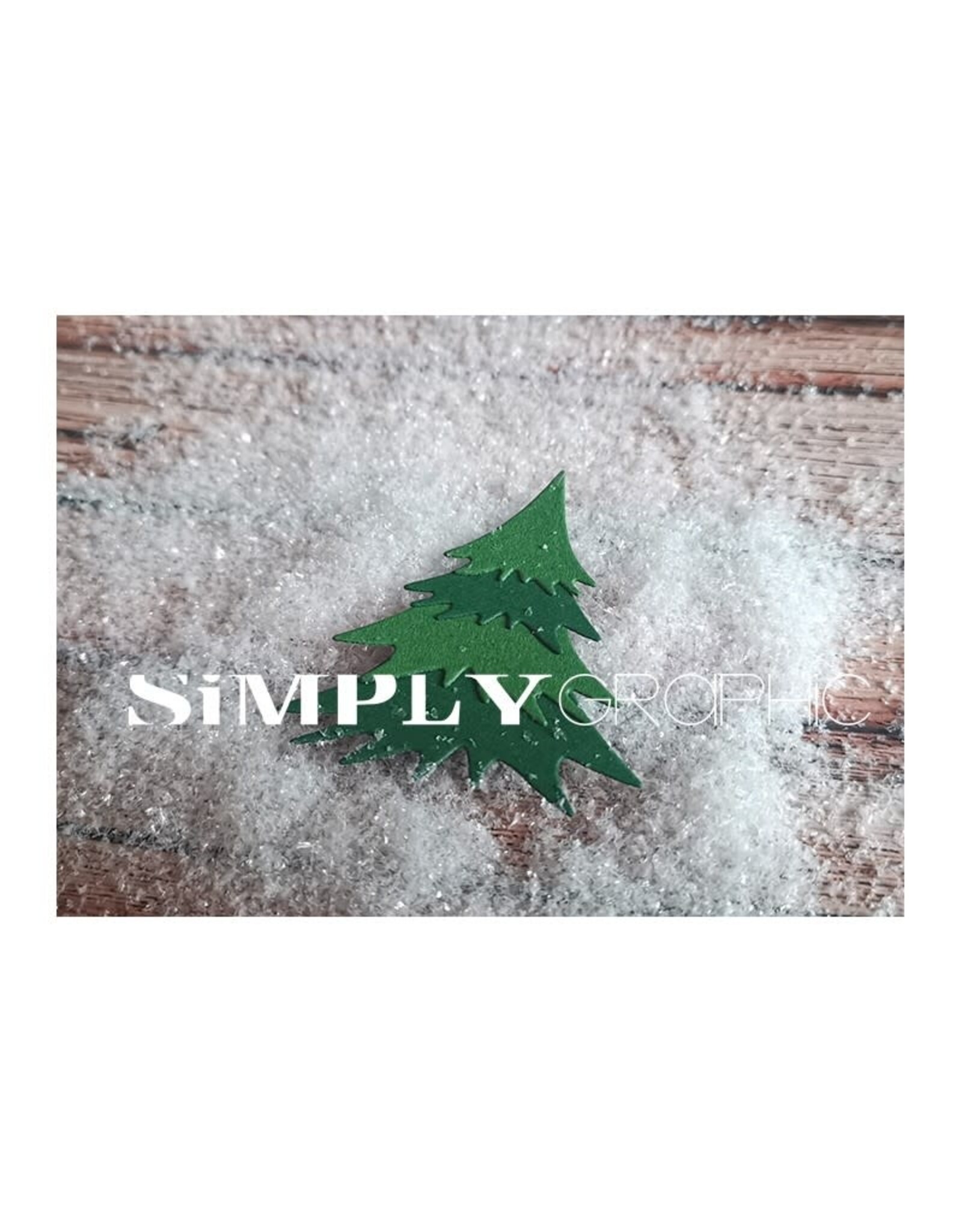 SIMPLY GRAPHIC SIMPLY GRAPHIC DIES SAPIN EN 4 PARTIES DIE SET
