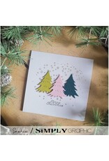 SIMPLY GRAPHIC SIMPLY GRAPHIC DIES SAPIN EN 4 PARTIES DIE SET