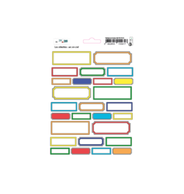 DIY & CIE DIY & CIE LES STIQUETTES ARC EN CIEL STICKER SHEET
