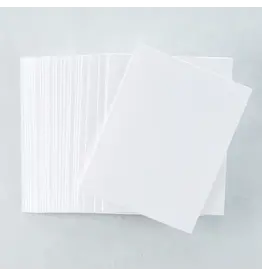 PHOTOPLAY PAPER SPELLBINDERS TOP FOLD WHITE A2 CARD BASES 25/PACK