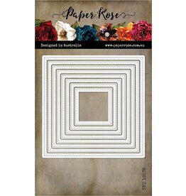 PAPER ROSE PAPER ROSE STITCHED SQUARES DIE
