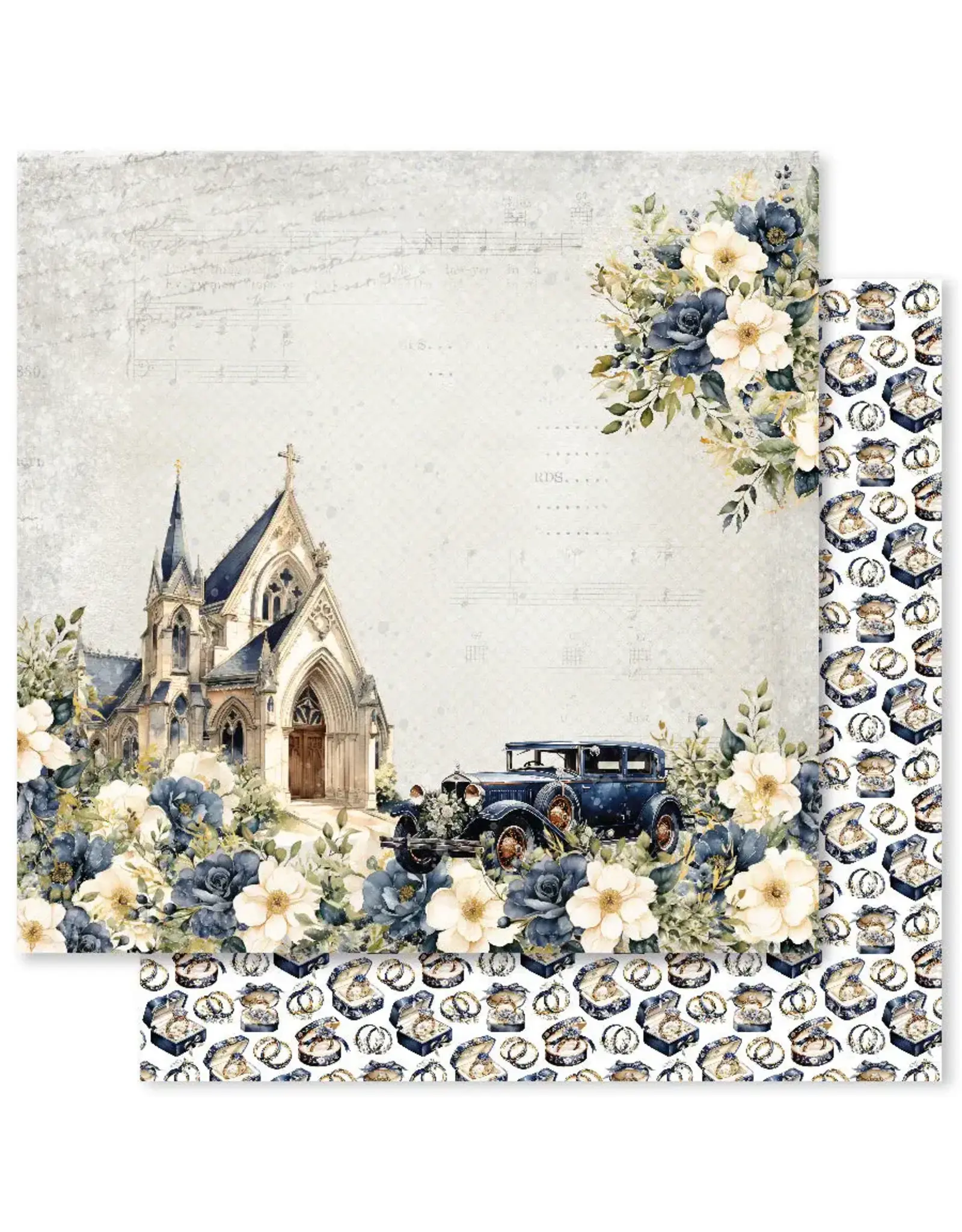 PAPER ROSE PAPER ROSE WEDDING BLOOMS 12x12 PAPER COLLECTION