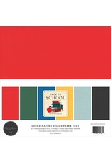CARTA BELLA CARTA BELLA BACK TO SCHOOL 12x12 SOLIDS COLLECTION KIT