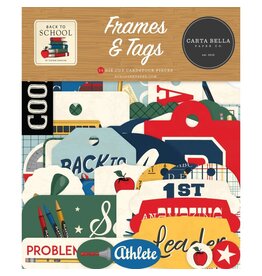 CARTA BELLA CARTA BELLA STEVEN DUNCAN BACK TO SCHOOL FRAMES & TAGS DIE-CUTS