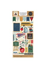 CARTA BELLA CARTA BELLA STEVEN DUNCAN BACK TO SCHOOL 6x13 CHIPBOARD ACCENTS