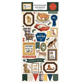 CARTA BELLA CARTA BELLA STEVEN DUNCAN BEST IN SHOW 6x13 CHIPBOARD ACCENTS