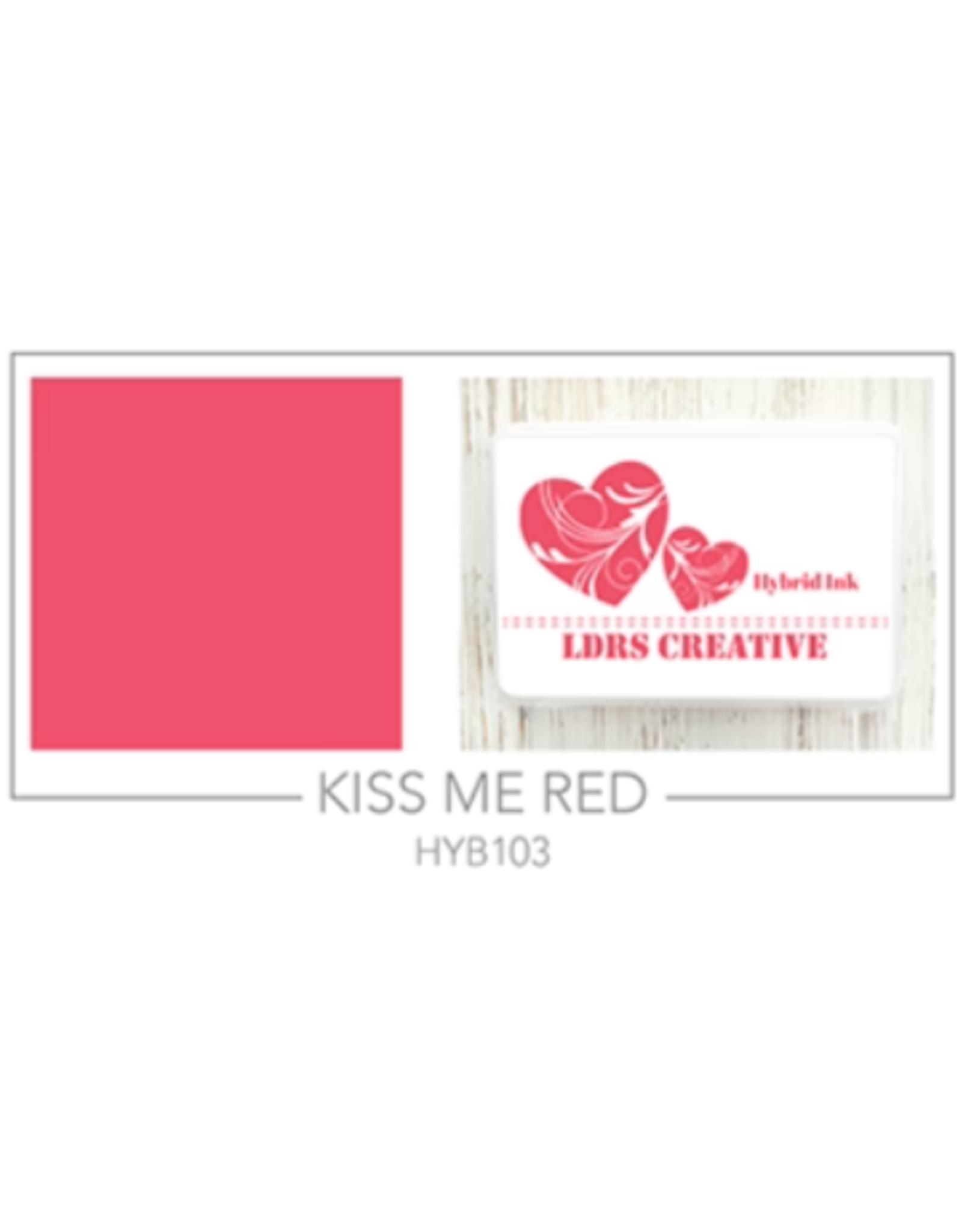 LDRS CREATIVE LDRS CREATIVE KISS ME RED HYBRID INK PAD