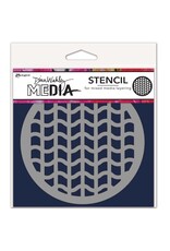 RANGER RANGER DINA WAKLEY MEDIA 5.5"X5.5" TIRE TRACKS COASTER STENCIL