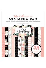 ECHO PARK PAPER ECHO PARK WEDDING 6x6 MEGA PAPER PAD 48 SHEETS