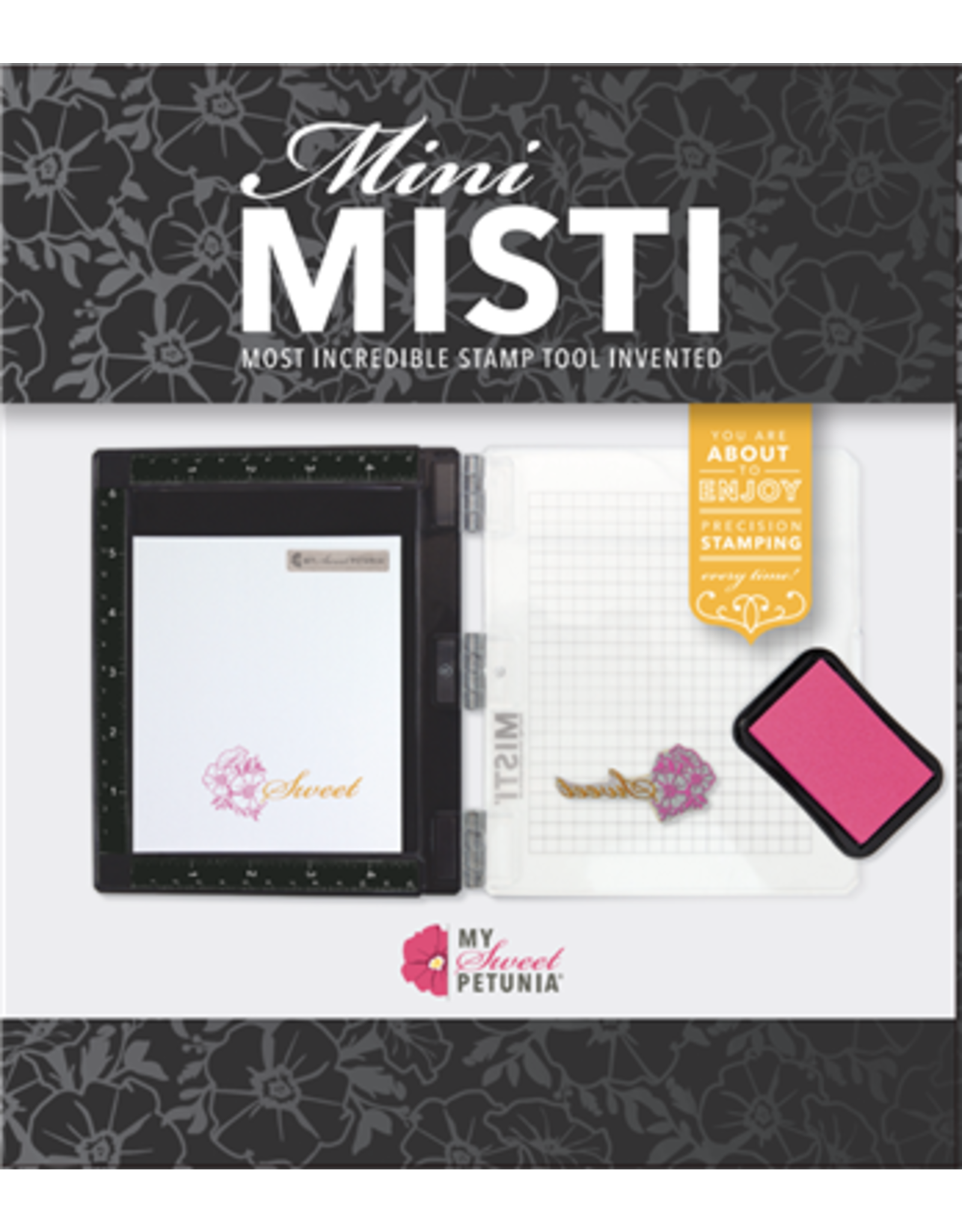 MY SWEET PETUNIA MY SWEET PETUNIA BLACK MINI MISTI STAMPING PLATFORM