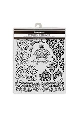 STAMPERIA STAMPERIA ALTEREGO CROWN BE YOURSELF 20x25cm STENCIL