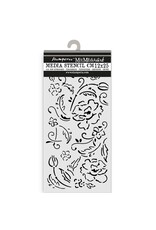 STAMPERIA STAMPERIA OLD LACE FLOWERS 12x25cm STENCIL