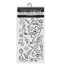 STAMPERIA STAMPERIA OLD LACE FLOWERS 12x25cm STENCIL
