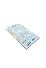 FLORILEGES DESIGNS FLORILÈGES DESIGN COLLECTION CARNET NATURE TEXTURES SCRIPT TAMPONS CLEAR STAMP SET