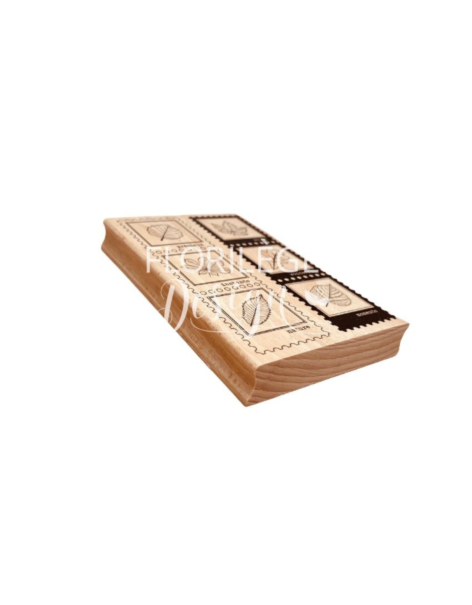 FLORILEGES DESIGNS FLORILÈGES DESIGN COLLECTION CARNET NATURE POLA D'AUTOMNE TAMPONS BOIS