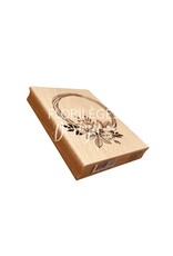 FLORILEGES DESIGNS FLORILÈGES DESIGN COLLECTION CARNET NATURE COURONNE EN ROTIN TAMPONS BOIS