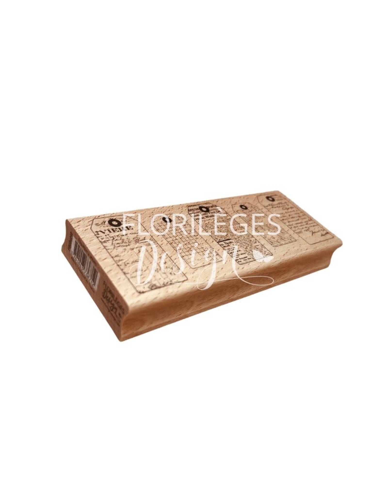 FLORILEGES DESIGNS FLORILÈGES DESIGN COLLECTION CARNET NATURE ÉTIQUETTES À OEILLETS TAMPONS BOIS