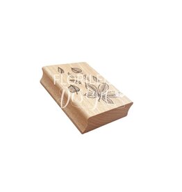 FLORILEGES DESIGNS FLORILÈGES DESIGN COLLECTION CARNET NATURE FEUILLES DANSANTES TAMPONS BOIS