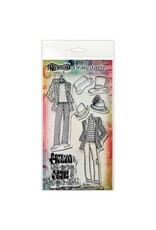 RANGER DYLUSIONS MAN ABOUT TOWN DUO COUTURE COLLECTION CLEAR STAMP SET