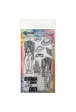 RANGER DYLUSIONS A DAY AT THE RACES DUO COUTURE COLLECTION CLEAR STAMP SET