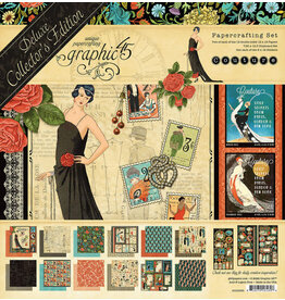 GRAPHIC 45 GRAPHIC 45 DELUXE COLLECTOR'S EDITION PACK COUTURE 12"X12"
